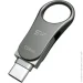  Silicon-Power 128GB DriveMobile C80 USB 3.1 +  Type-C Silver (SP128GBUC3C80V1S)