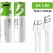  Smartoools    1600Mah 1.5V   Type-C Green
