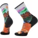  Smartwool Trail Run Targeted Cushion Singletrack Print   (Orange Rust, XL) (SW SW002267.117-XL)
