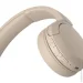Sony  On-ear BT 5.2 SBC AAC Wireless Mic beige (WHCH520C.CE7)