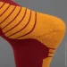  Stance NBA Miami Heat Logo Crew Socks  White (M559C5LCHE-RED-46-50)