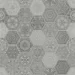 Stargres  Patchworkhexagon grey 60x60