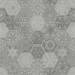 Stargres  Patchworkhexagon grey 60x60