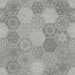Stargres  Patchworkhexagon grey 60x60