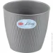 Горшок Stefanplast Вазон пластиковый Liberty круглый 4,6 л серый (87226) Горшок Stefanplast Вазон пластиковый Liberty круглый 4,6 л серый (87226)