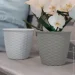 Горщик Stefanplast Вазон пластиковий Natural круглий 6,2 л сірий (73836) Горщик Stefanplast Вазон пластиковий Natural круглий 6,2 л сірий (73836)