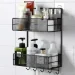 Полиця Stenson TD01335-M black Полиця Stenson TD01335-M black
