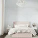 Sticker Wall   3D 7007005 Lichi square white (D) SW-00001802