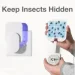 Sunroz Автоматична електрична УФ пастка Usams Multi-Insect для мух та комарів White (16523) Sunroz Автоматична електрична УФ пастка Usams Multi-Insect для мух та комарів White (16523)