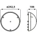  Teb Elektrik Teb LED  ̳   12W 6400K 230V IP54 ./1/16 (400-315-115)