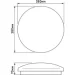  TITANUM LED 48W 5000K   (TLCL-485S)