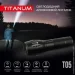 Ліхтар для кемпінгу Titanum Світильник світлодіодний TLF-T05 300Lm 6500K чорний Ліхтар для кемпінгу Titanum Світильник світлодіодний TLF-T05 300Lm 6500K чорний