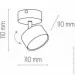 Спот Tk Lighting 3402 CLARK Спот Tk Lighting 3402 CLARK