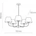 Люстра Tk Lighting 3989 CHICAGO Люстра Tk Lighting 3989 CHICAGO