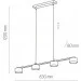 Люстра Tk Lighting 6244 DALLAS BLACK Люстра Tk Lighting 6244 DALLAS BLACK