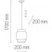  Tk Lighting 6534 PAGLIA WHITE