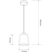  Tk Lighting   Pedro 5753 1x/E27 