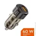      Toocki 60W (1 Type-C 30w +  1 USB 30w), Black Transparent (CN16923)