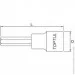      HEX TOPTUL 12  140 1/2" BCIA1612