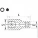   - TOPTUL 1/4 "E6 BAED0806