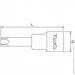      TORX TOPTUL T70 L140 1/2" BCUA1670