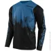 Troy Lee Designs  TLD Skyline L/S Jersey Diffuze Blue/Black S (1106-341890012)