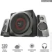  Trust   () Trust 2.1 GXT 38 Tytan Ultimate Bass Speaker Set BLACK (19023_TRUST)