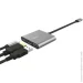 USB- Trust Dalyx 3-in-1 Multiport USB-C Adapter ALUMINIUM (23772_TRUST)