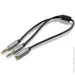  Ugreen AV140 AUX 3.5 TRRS - TRSx2 M/M 20, Aluminum Case,  (20899)
