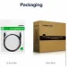 Ugreen - NW102 Cat 6 U/UTP Lan Cable 2m Black (20160)