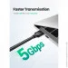 Ugreen  US128 USB-A 3.0 Male to Male Cable 1m Black (10370)