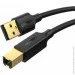 Ugreen  US135 USB 2.0 AM to BM Print Cable 3m Black (10351)