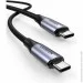  2  1 Ugreen US355 Type-C-Type-C 3.1 Gen2 5A Cable Alum. 1 (Black) (80150)