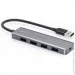 USB- USB Hub UGREEN 4-port 15 USB 3.0 , Metal Plated Shell, Ultra Slim CM219 ѳ (50985)
