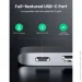 USB- Ugreen 5-in-2 USB C Hub  MacBook Pro/Air Silver (CM251/60559)