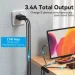   Vention 3xusb a 12w   (Feab0-eu)