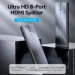  Vention  4 1*8 HDMI Black Aluminum Alloy Type EU Standart (AKQB0-EU)