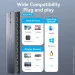  Vention  4 1*8 HDMI Black Aluminum Alloy Type EU Standart (AKQB0-EU)