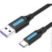 Vention  USB 2.0 AM-Type-CM, 0.5 , 5.0A, (25W) PVC  Vention (CORBD)