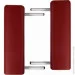 Vidaxl Массажный стол 3 зоны с алюминиевой красной рамой (M-6573341) Vidaxl Массажный стол 3 зоны с алюминиевой красной рамой (M-6573341)
