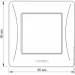 Videx  1-    BINERA VF-BNSW1-CR 