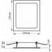 Videx   Back 22W 5000K VL-DLBS-225  
