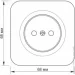 Videx     Binera IP20  VF-BNS21-W