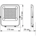 Videx  LED F2 30W 5000K - (VL-F2-305G-N) PREMIUM VIDEX (7919)