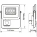  LED F2e 10W 5000K      220V IP65 VL-F2e105W-S VIDEX (7345)