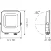  LED F3e 1000Lm 5000K AC/DC 12-48V IP65 VL-F3e-105W-12V VIDEX (7349)