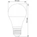   LED  VIDEX A60e 10W E27 4100K 220V (23789)