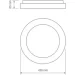    LED VIDEX EDGE-RC-72W-BLACK (VLE-ERC-RGB-72B) 