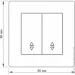 Videx    TITANUM    TF-ST-SW2P-W