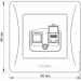   VIDEX BINERA CAT6 (VF-BNSK1PC6-W)